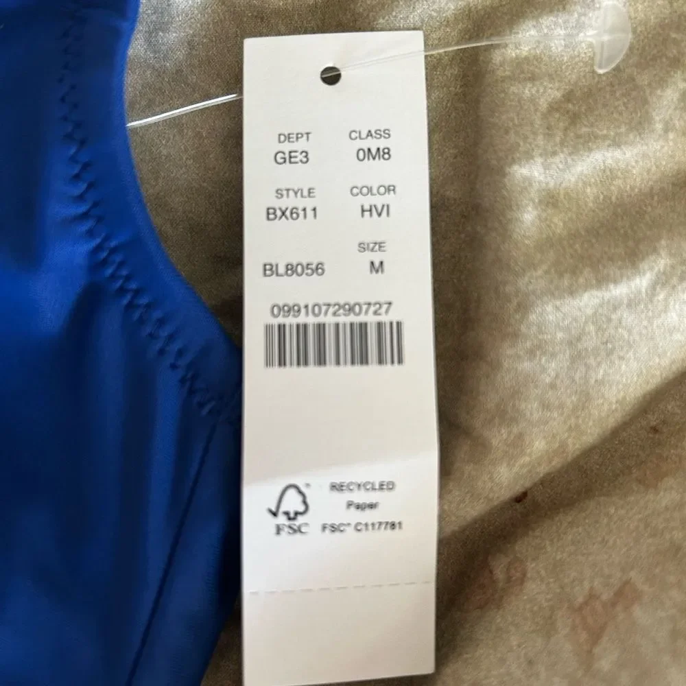 Blue Women's Swim Top